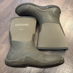 Muck Boot Company Edgewater Mid Green Neoprene Outdoor Waterproof Boots Mens 13